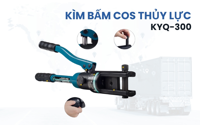 Kìm bấm cos thủ lực KYQ-300