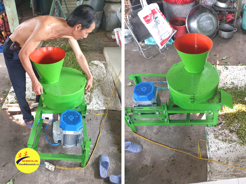 Máy băm chuối, cỏ, rau đa năng HMC 3500A