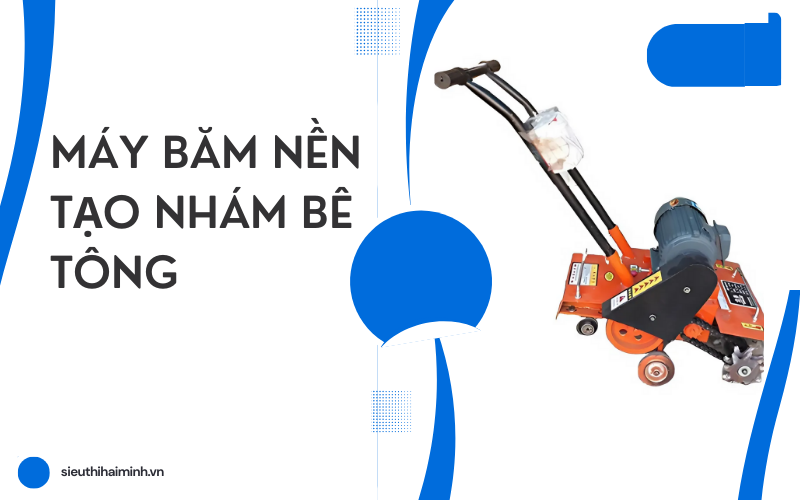 Máy băm nền tạo nhám bê tông HQZ 600 (3KW)