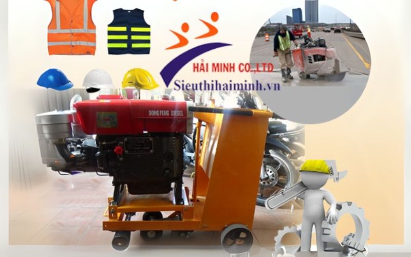 An toàn khi vận hành máy cắt bê tông nhựa Diesel KC20