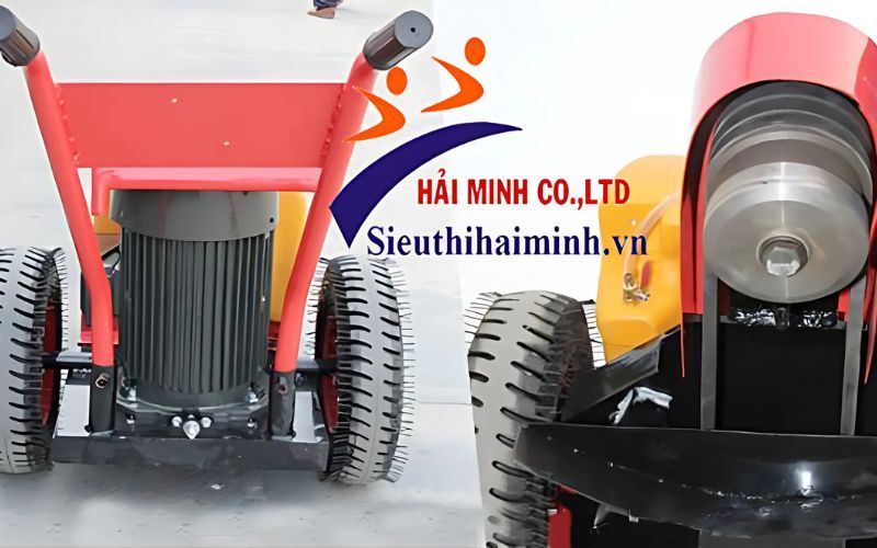 Ảnh cận máy cắt cọc bê tông HM 300-600