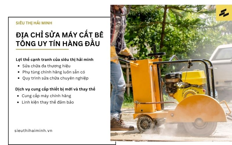 Địa chỉ sửa máy cắt bê tông uy tín hàng đầu 