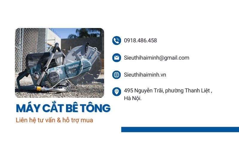 Liên hệ tư vấn & hỗ trợ mua máy cắt bê tông 