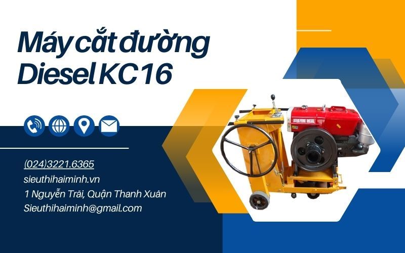 Máy cắt đường Diesel KC16