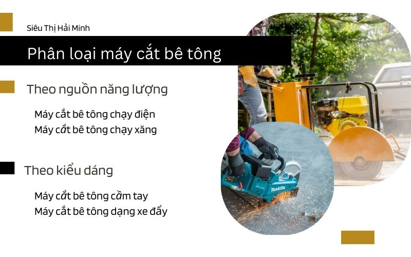 Phân loại máy cắt bê tông 