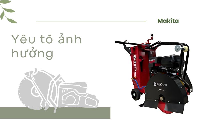 Những yếu tố ảnh hưởng đến giá máy cắt đường