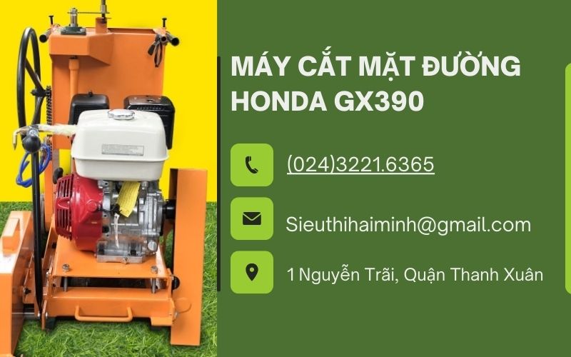 Máy cắt mặt đường Honda GX390 (KC20)