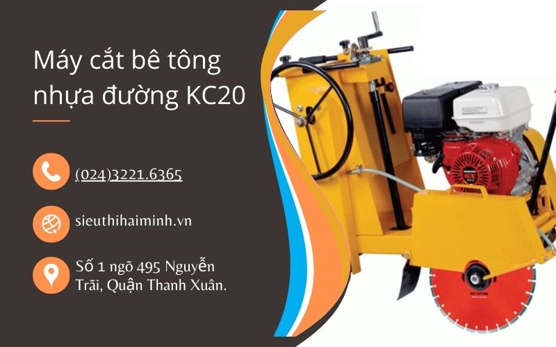 Máy cắt bê tông nhựa đường KC20