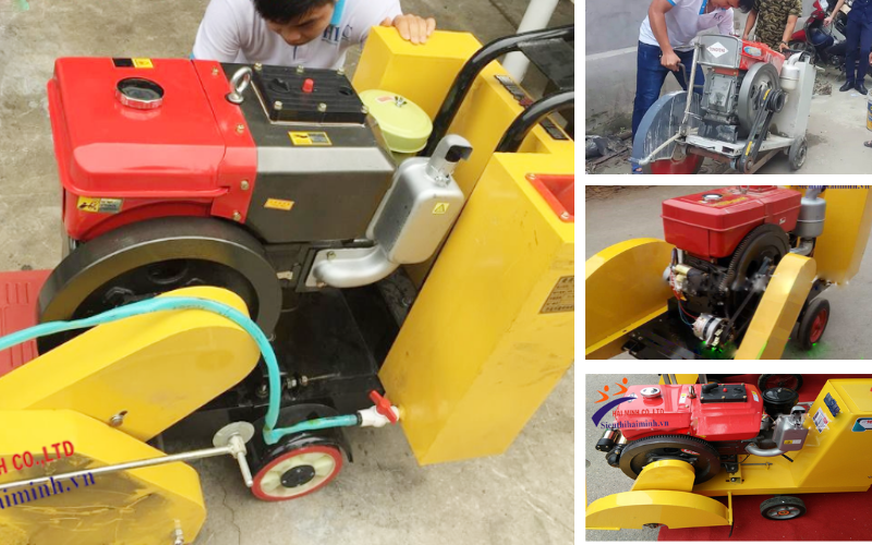 Tính năng ưu việt của máy cắt bê tông đường  nhựa đầu nổ D15 New