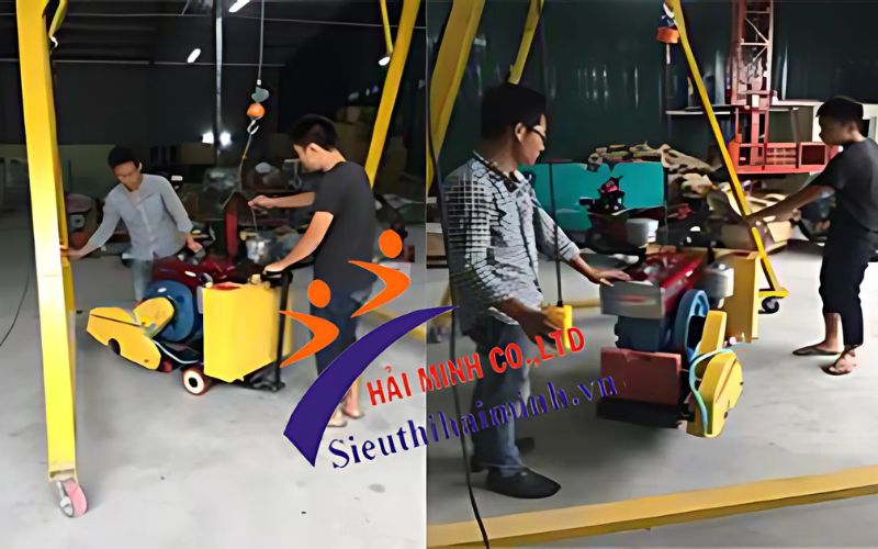 Ứng dụng của máy cắt đường bê tông đầu nổ D8 NEW