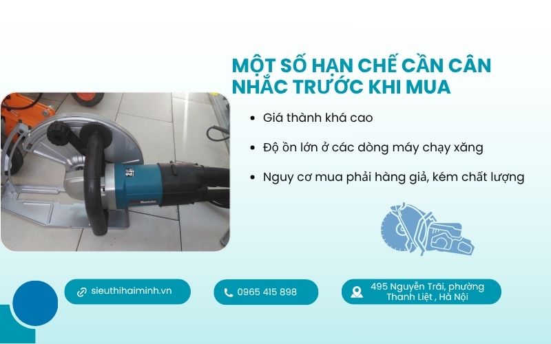 Một số hạn chế cần cân nhắc trước khi mua