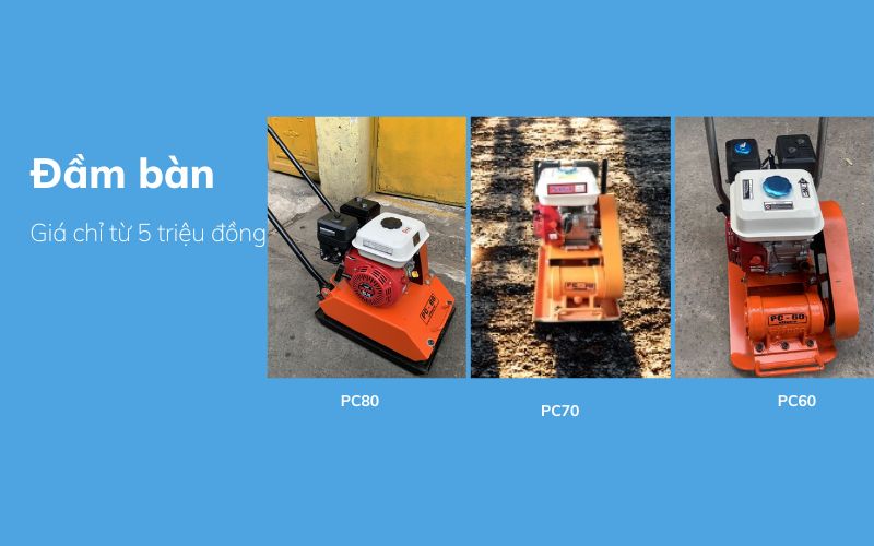 5 Triệu có ngay máy đầm bàn honda chất lượng