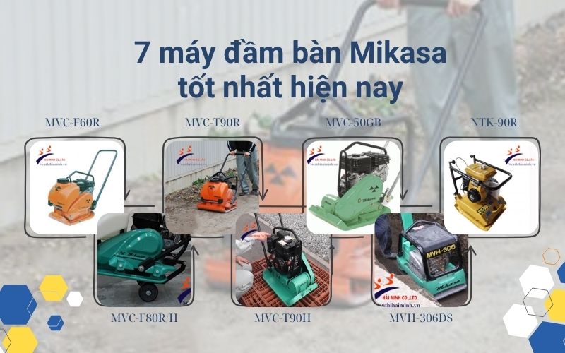7 máy đầm bàn Mikasa tốt nhất hiện nay