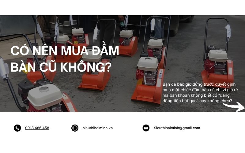 Có nên mua đầm bàn cũ không?