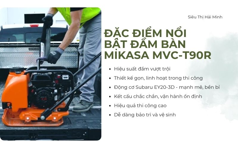 Đặc điểm nổi bật của đầm bàn Mikasa MVC-T90R
