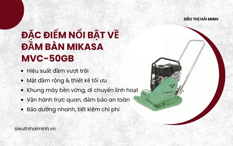 Đặc điểm nổi bật về đầm bàn Mikasa MVC-50GB