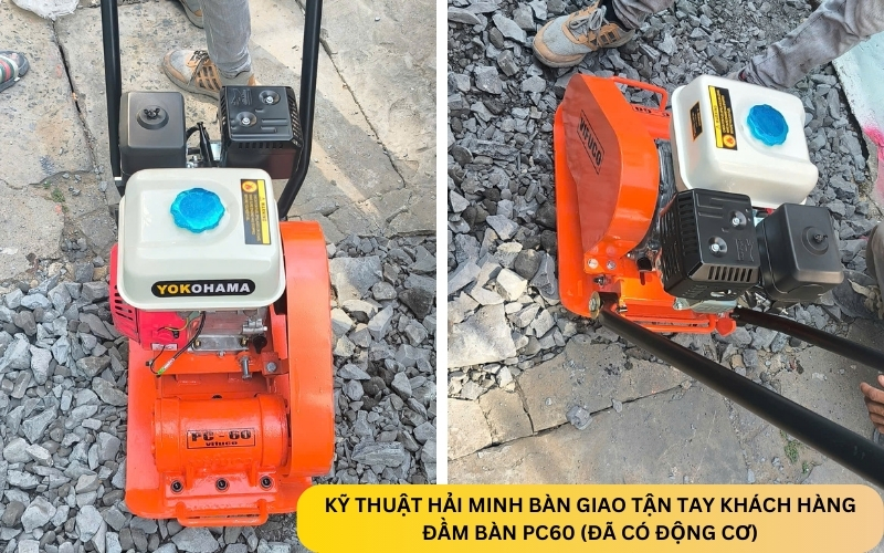 Đầm Bàn PC60 (Đã có động cơ)