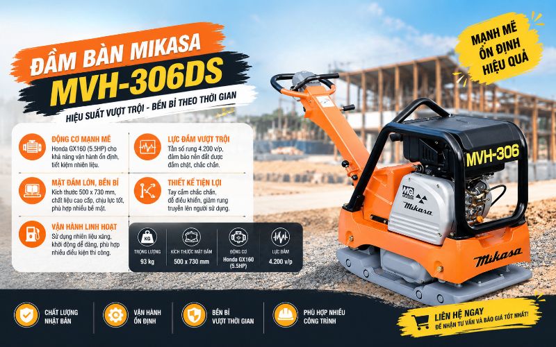 Đầm bàn Mikasa MVH-306DS