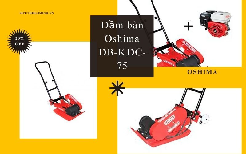 Đầm bàn không động cơ Oshima DB-KDC-75