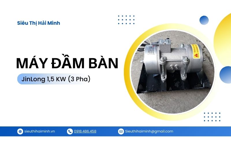 Máy đầm bàn JinLong 1,5 KW (3 Pha)