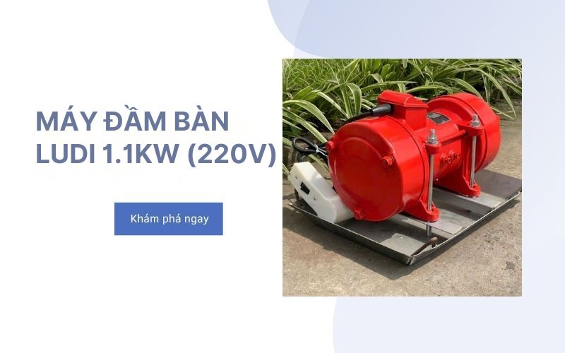 Máy đầm bàn Ludi 1.1KW (220V)
