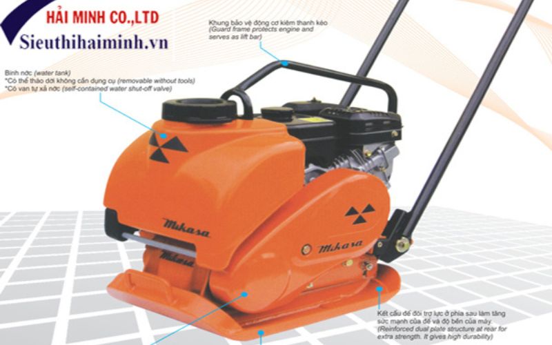 Cấu tạo của đầm bàn Mikasa MVC-F60R