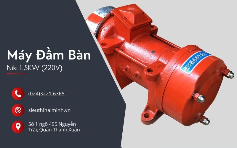 Máy đầm bàn Niki 1.5KW (220V)