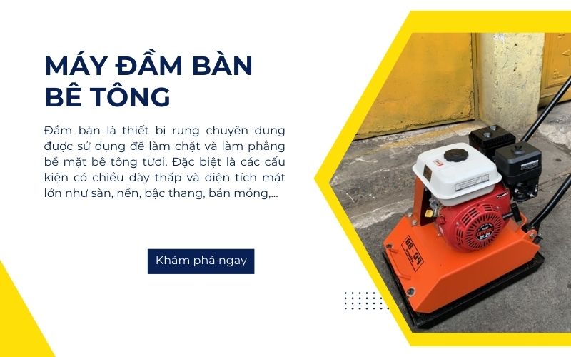 Máy đầm bàn bê tông 