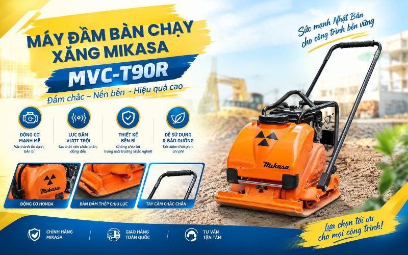 Máy đầm bàn Mikasa MVC-T90R