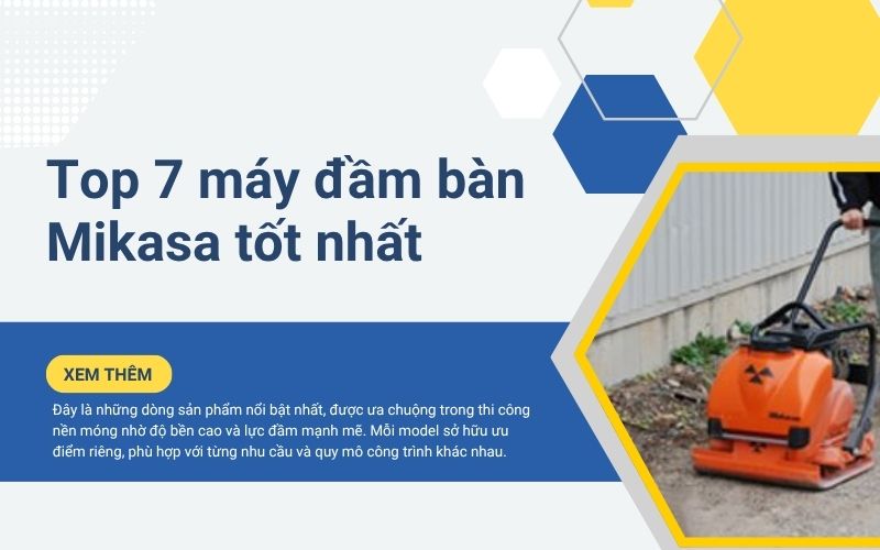 Top 7 máy đầm bàn Mikasa tốt nhất hiện nay
