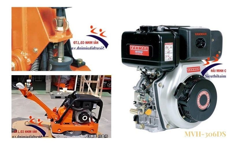 cấu tạo máy đầm bàn Mikasa MVH-306DS