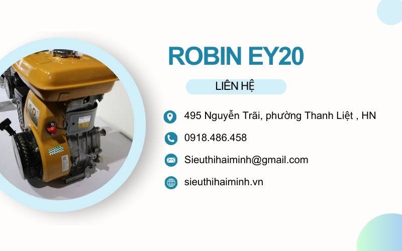 liên hệ mua máy đầm bàn Robin EY20