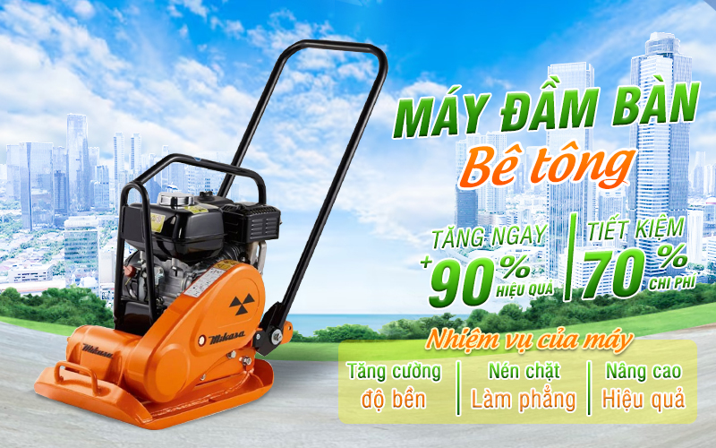 Máy đầm bàn bê tông là gì?