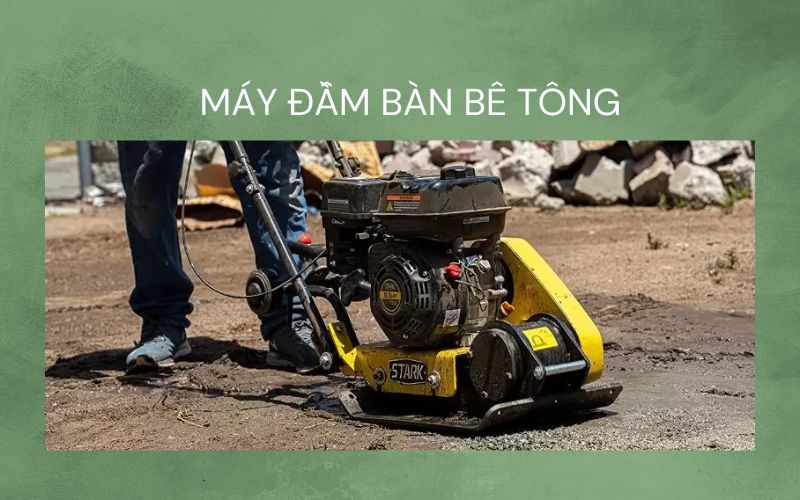 sử dụng máy đầm bê tông