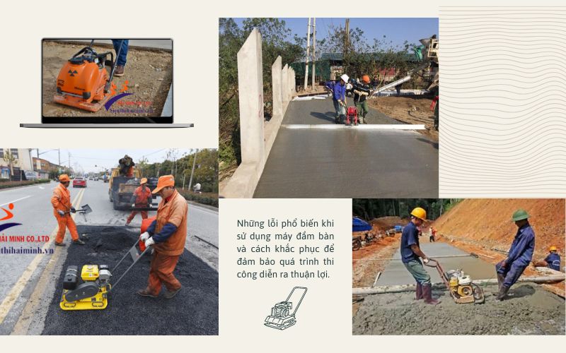 Những lưu ý quan trọng khi sử dụng máy đầm bàn