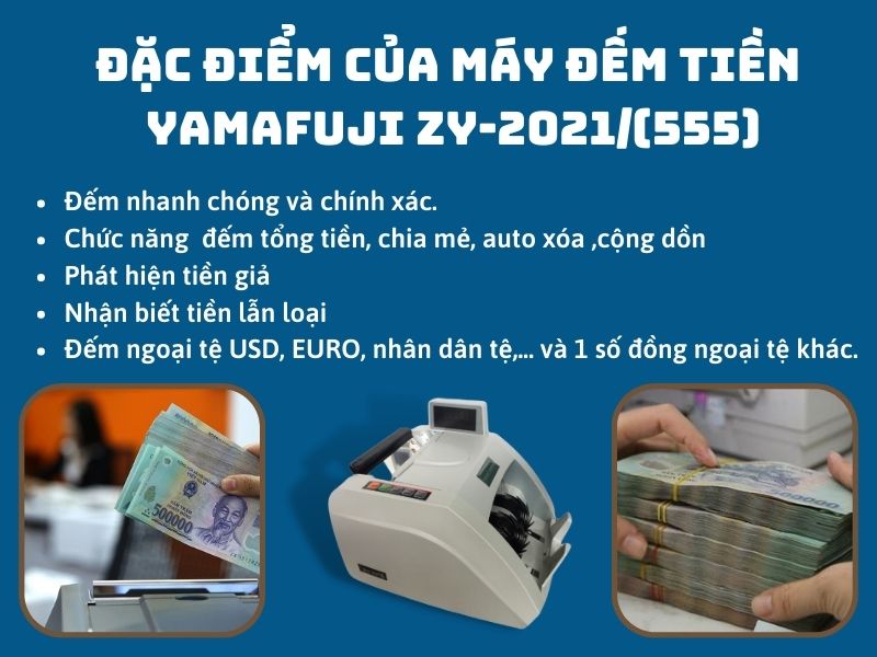 máy đếm tiền Yamafuji ZY-555