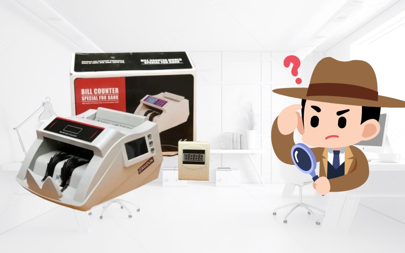 Chức năng phát hiện và phân biệt tiền giả trên thiết bị đếm tiền