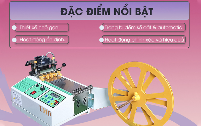 Đặc điểm nổi bật của máy cắt dây đai tự động TMD TB-988