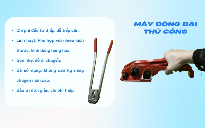 Ưu – nhược điểm của máy siết đai thủ công