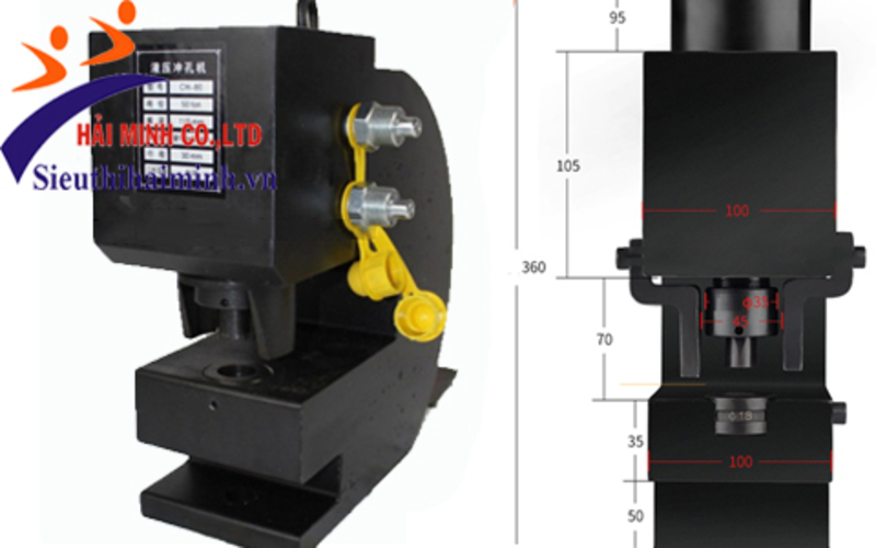 Máy đột lỗ thủy lực CH-80