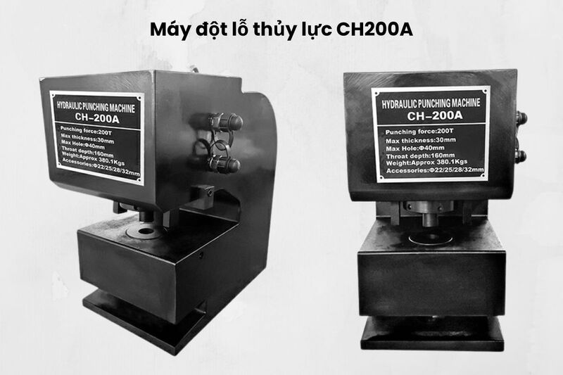 Máy đột lỗ thủy lực CH200A