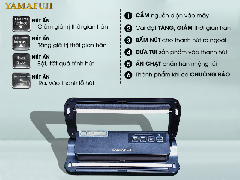 Cách sử dụng máy hút chân không DZ-290A