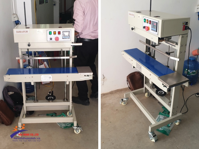 Bàn giao máy hàn miệng túi