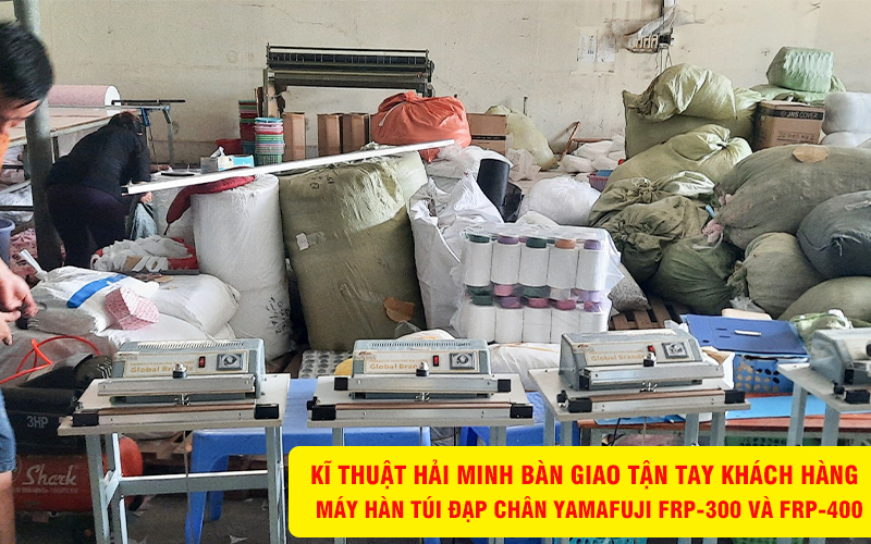 Máy hàn túi đạp chân Yamafuji FRP-400 hàn: 2-3-5 mm (Biến áp lớn)