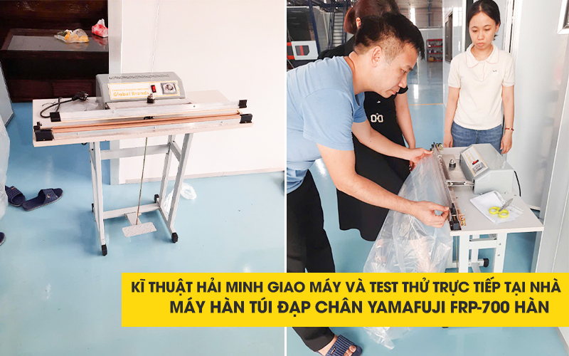Máy hàn túi đạp chân Yamafuji FRP-700 hàn