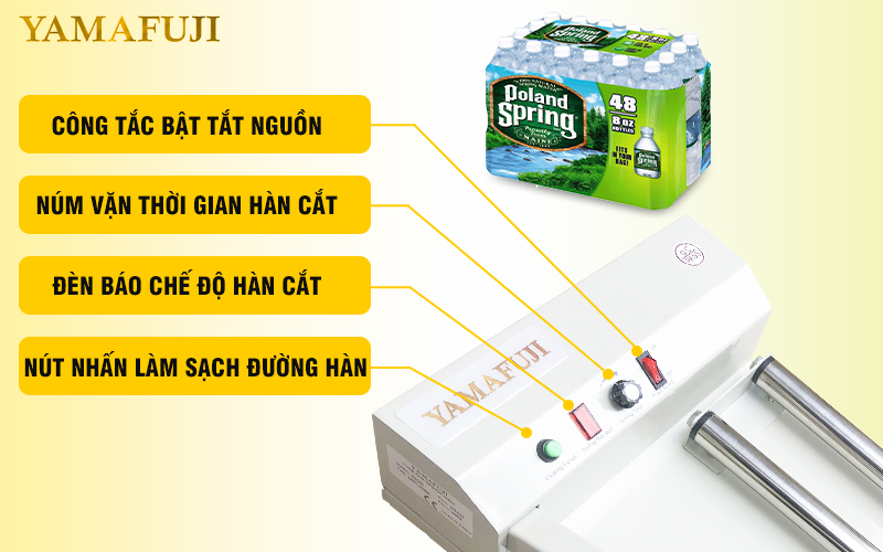 bảng điều khiển máy hàn túi cắt túi ps-450