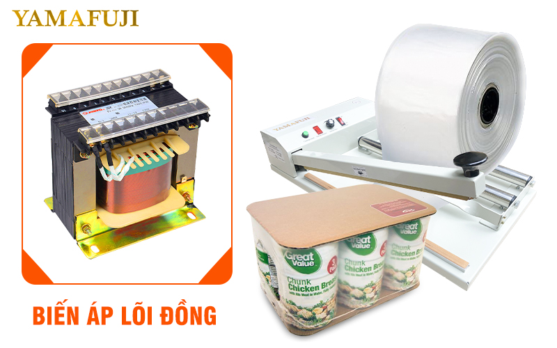 cầu tạo của máy hàn túi cắt túi yamafuji PS-450 