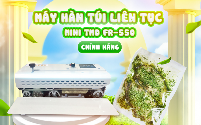 giới thiệu Máy hàn túi liên tục mini TMD FR-550