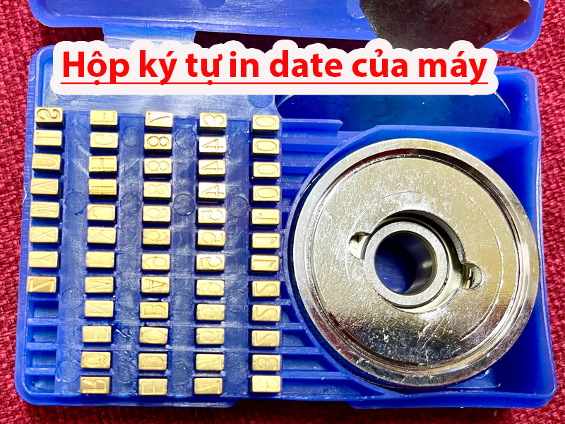 bộ ký tự indate của máy