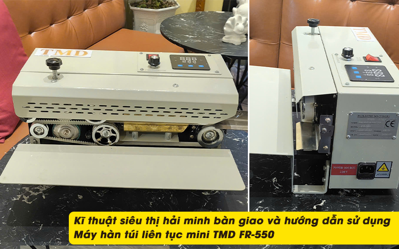 kĩ thuật Máy hàn túi liên tục mini TMD FR-550